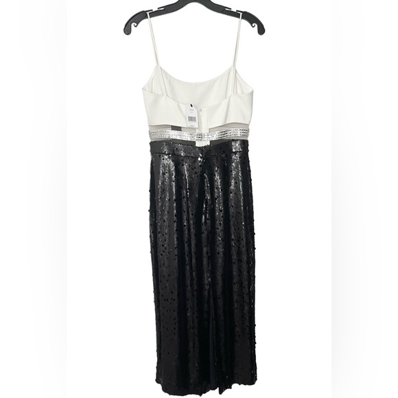 Toccin NWT Illusion Cutout Charlotte Sequin Crystal Midi Dress - Picture 5 of 10